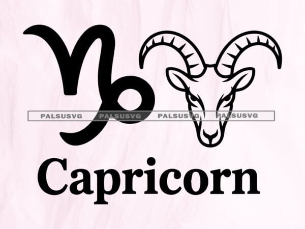 Capricorn Zodiac SVG