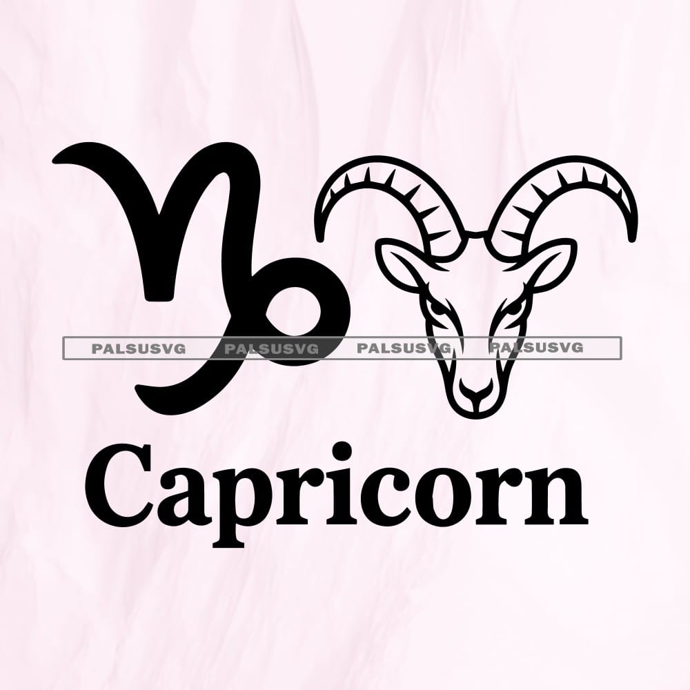 Capricorn Zodiac SVG