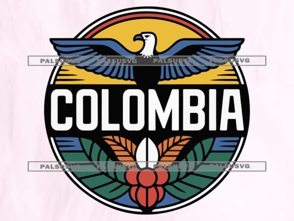 Colombian Pride Emblem SVG
