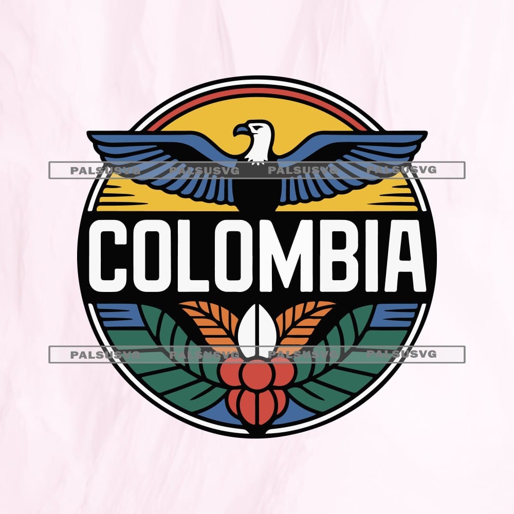 Colombian Pride Emblem SVG