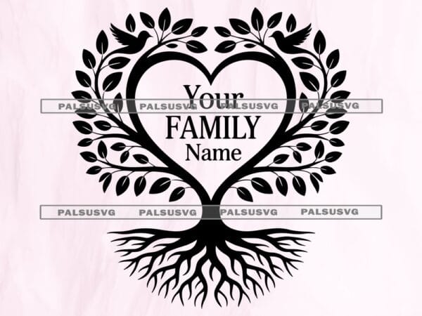 Custom Family Tree SVG