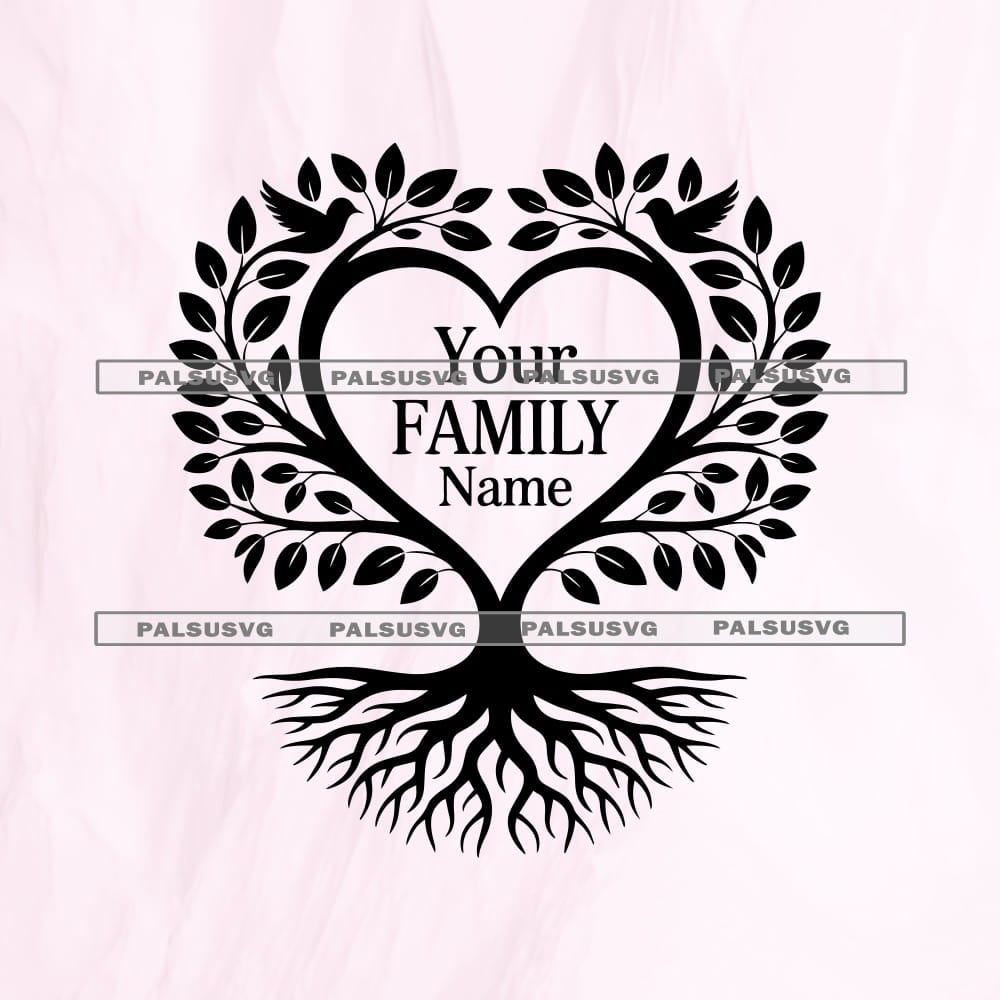 Custom Family Tree SVG