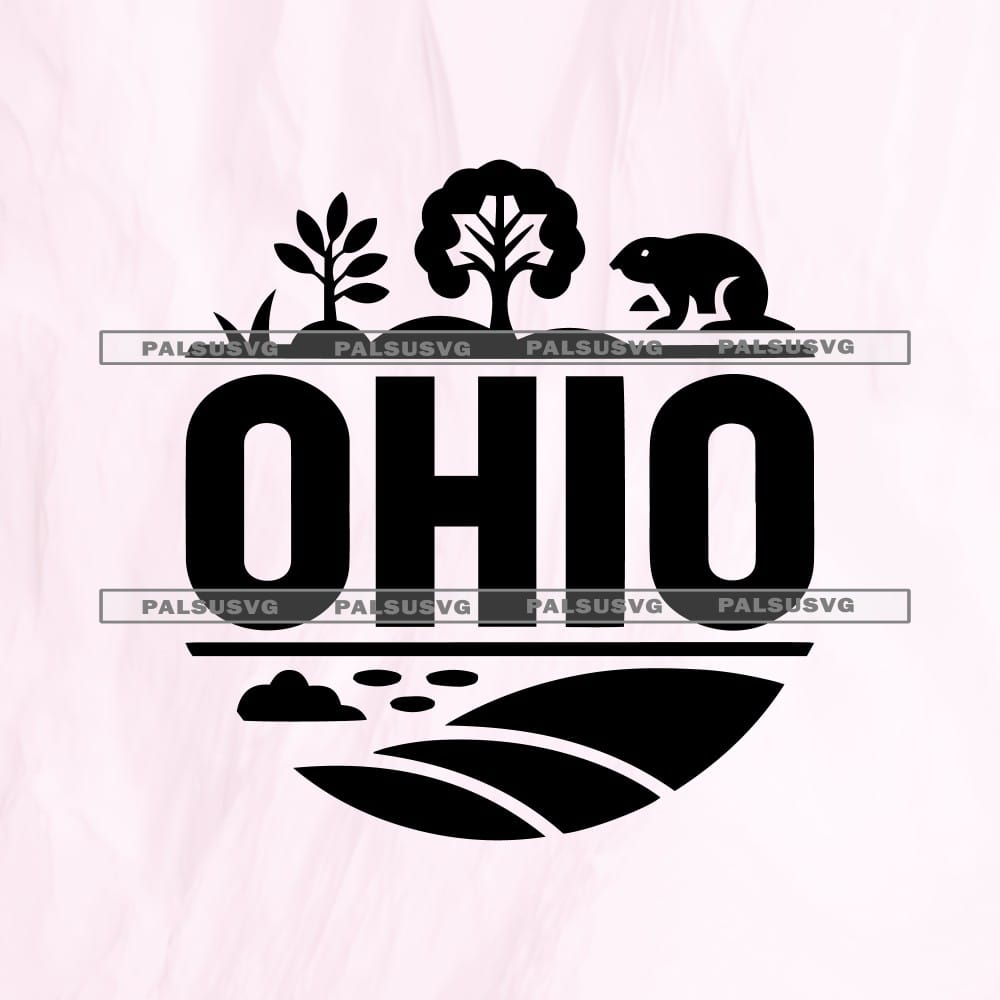 Ohio Buckeye State SVG