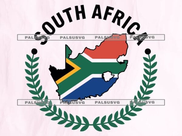 South Africa Map SVG