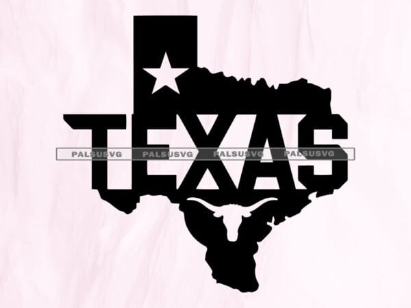Texas Map SVG