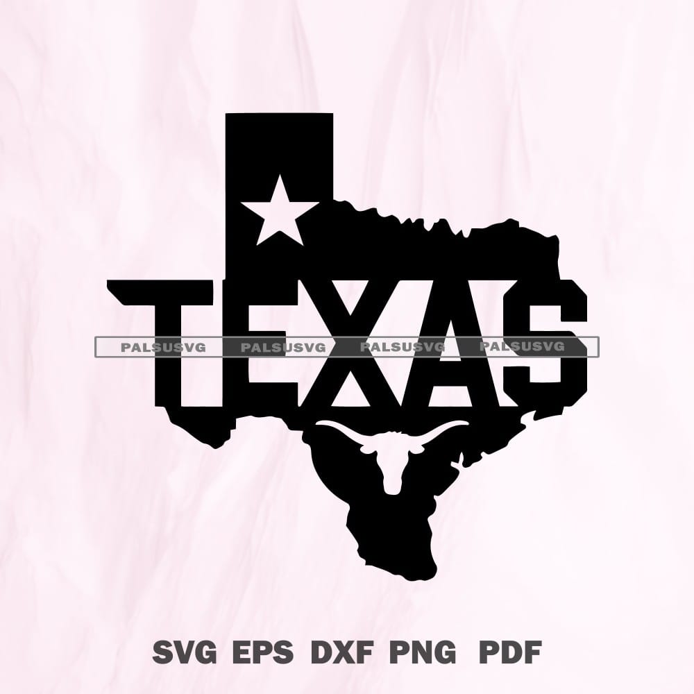 Texas Map SVG