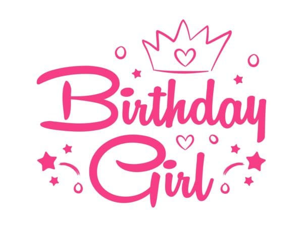 Birthday Girl SVG