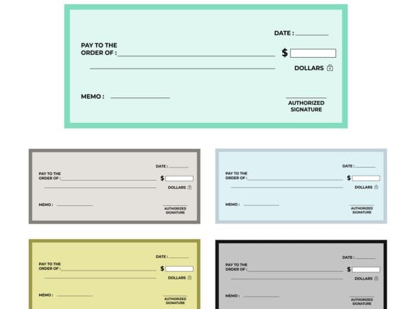 Blank Check Template svg cricut