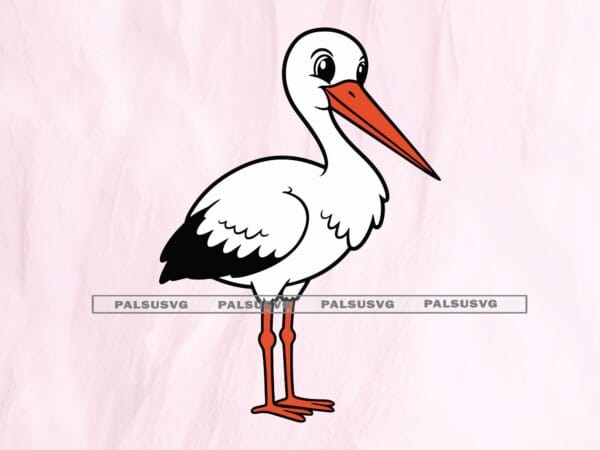 Stork SVG Cut Files