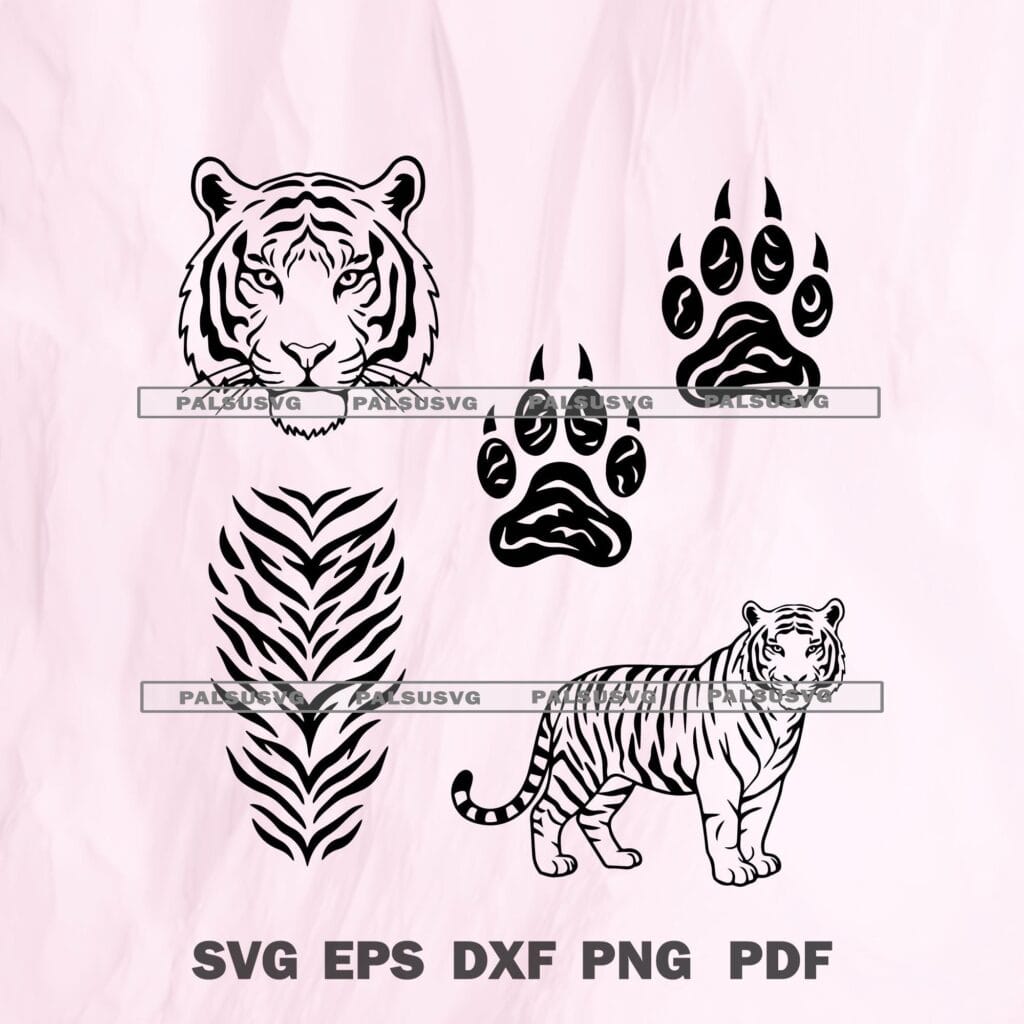 Tiger SVG Bundle