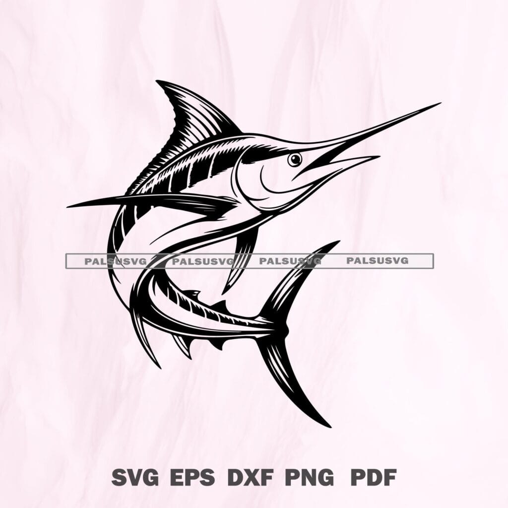 Blue Marlin SVG