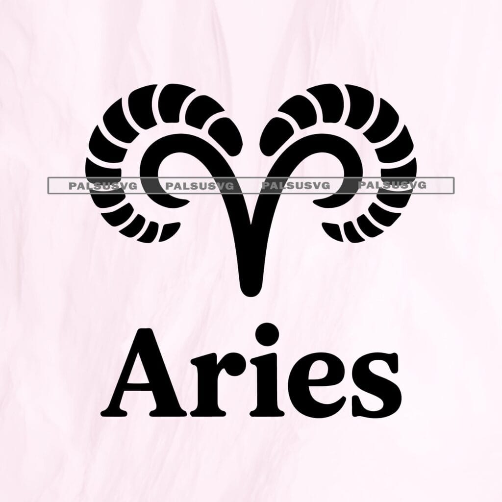 Aries Zodiac SVG