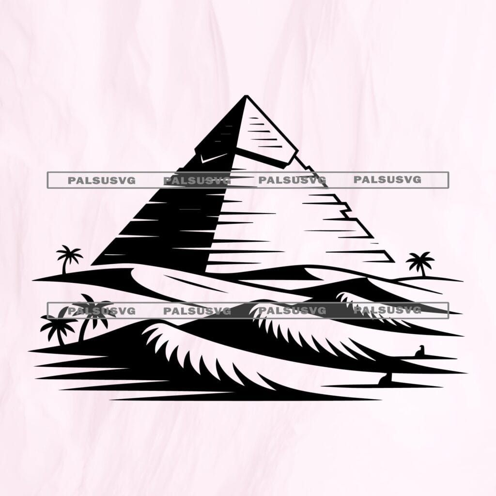 Egyptian Pyramid SVG