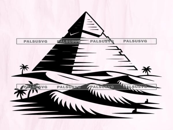 Egyptian Pyramid SVG