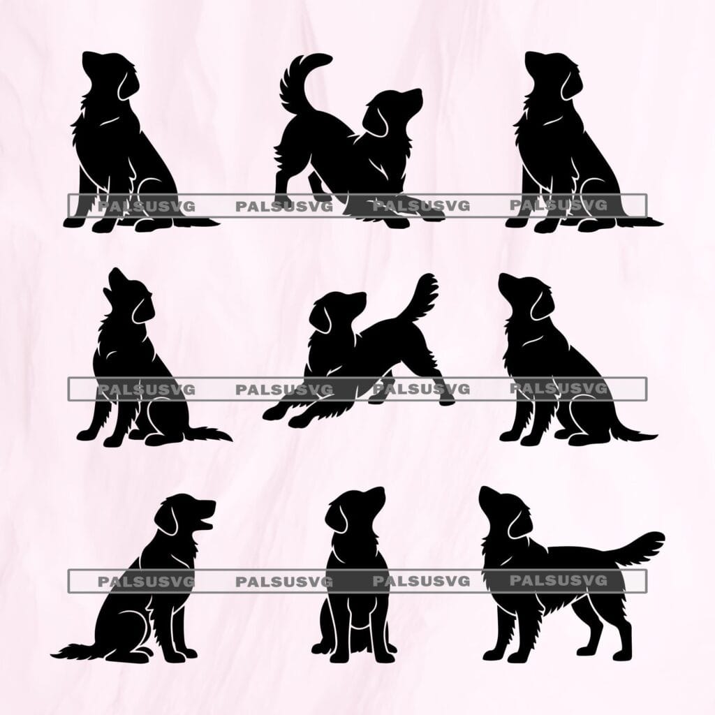 Golden Retriever SVG Bundle