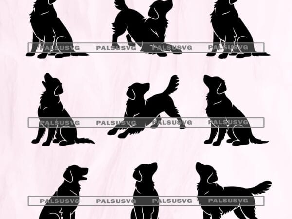 Golden Retriever SVG Bundle