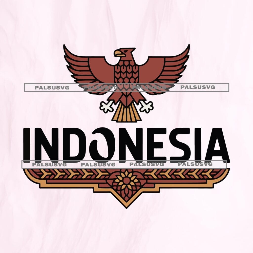 Modern Garuda Bird SVG