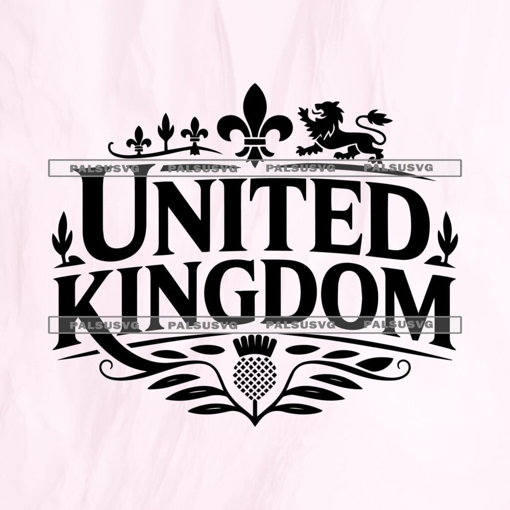 British Heraldic Crest SVG