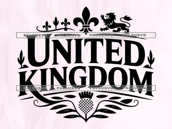 British Heraldic Crest SVG