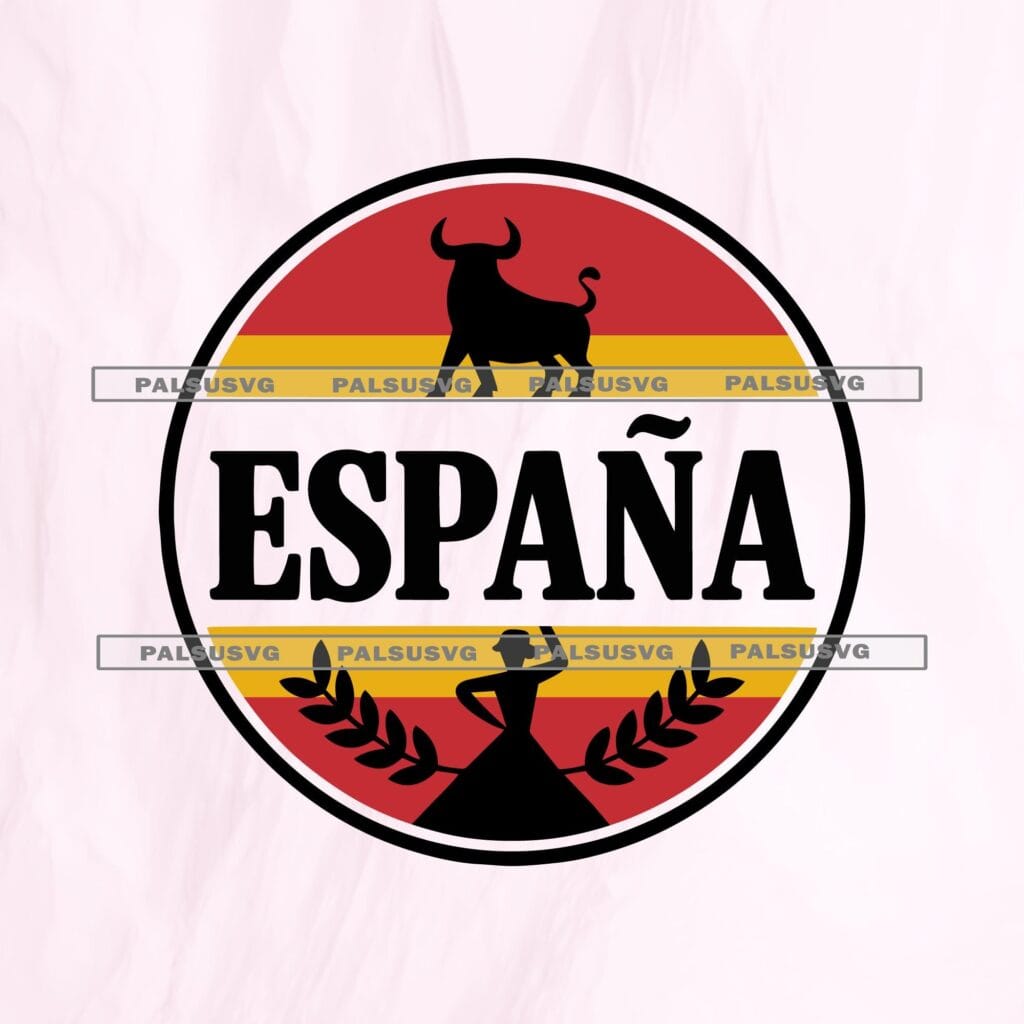 Spain Flag Emblem SVG