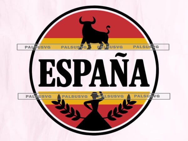 Spain Flag Emblem SVG