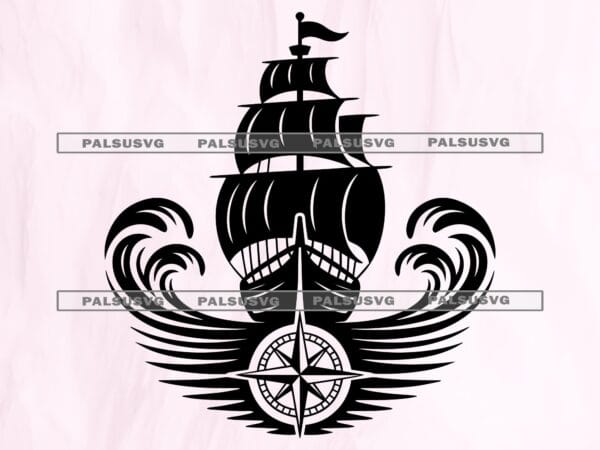 Sailing Ship SVG
