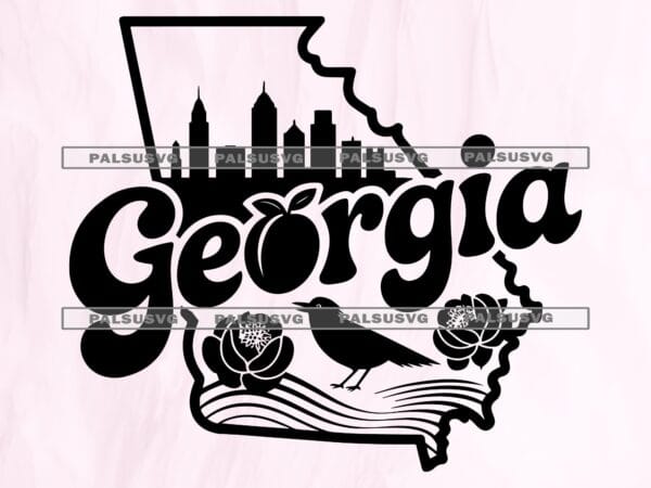 Georgia State Map SVG