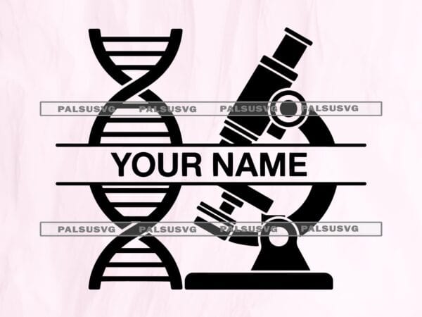 Science Monogram SVG