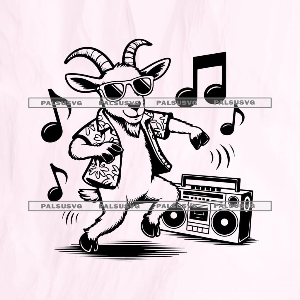 Dancing Goat SVG