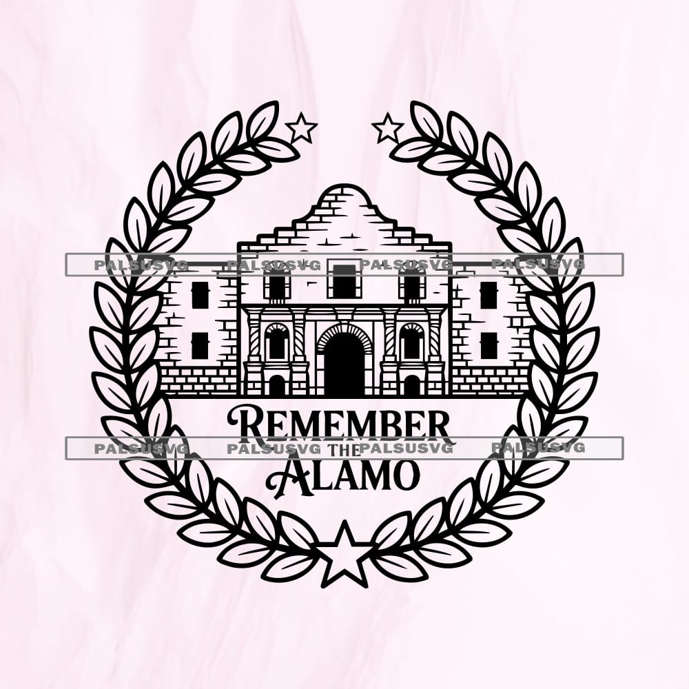 Remember The Alamo SVG